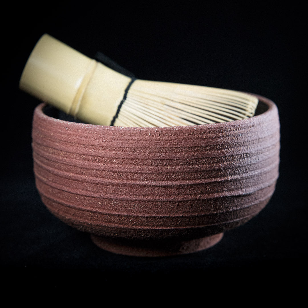 Matcha bowl in brick stoneware #25-2