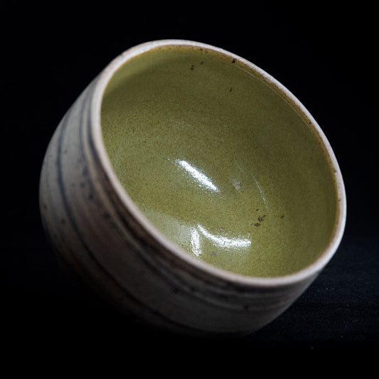 Matcha bowl in nerikomi #25-5
