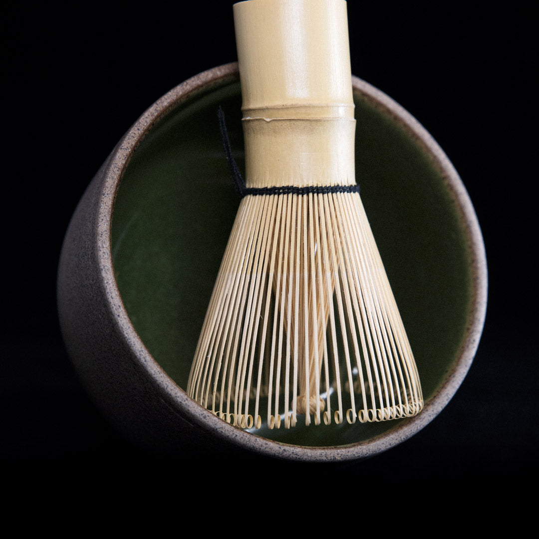 Matcha bowl in ashes stoneware #25-1