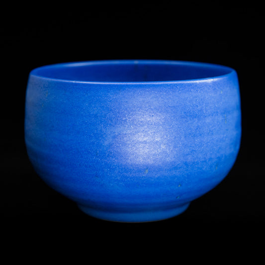 Matcha bowl in cobalt blue glaze #25-2