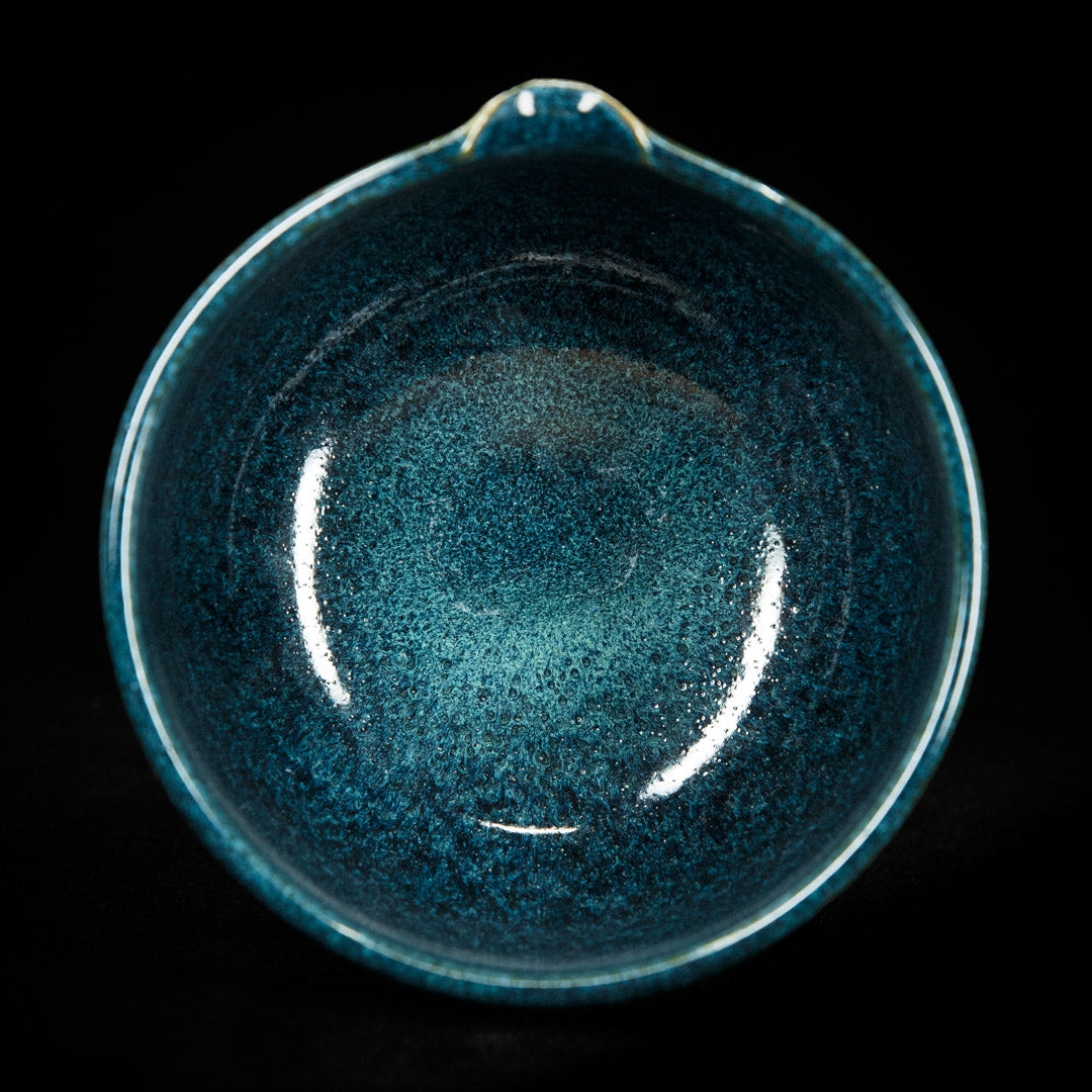 Matcha bowl in ocean green glaze #25-2