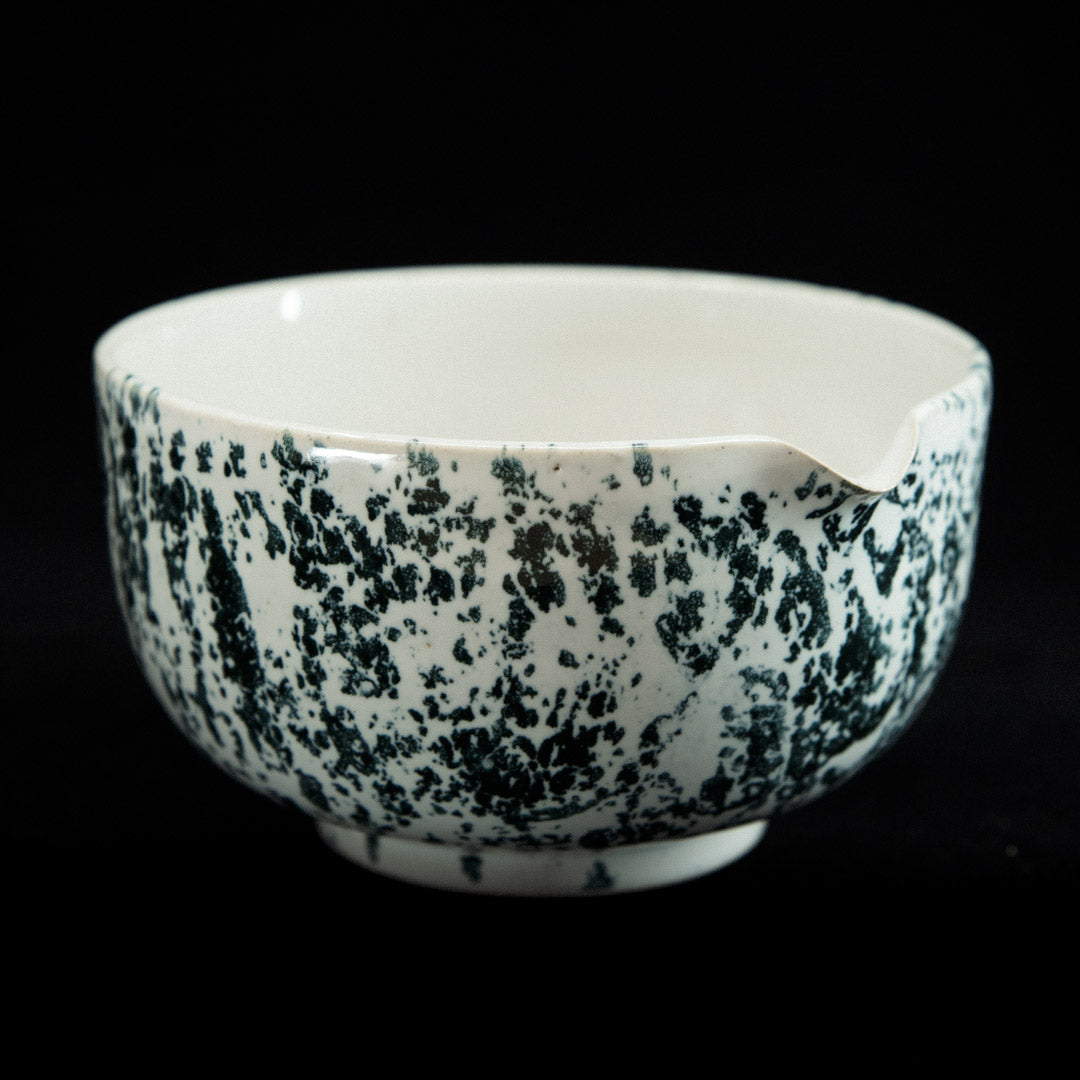Matcha bowl in snow panther glaze #25-2