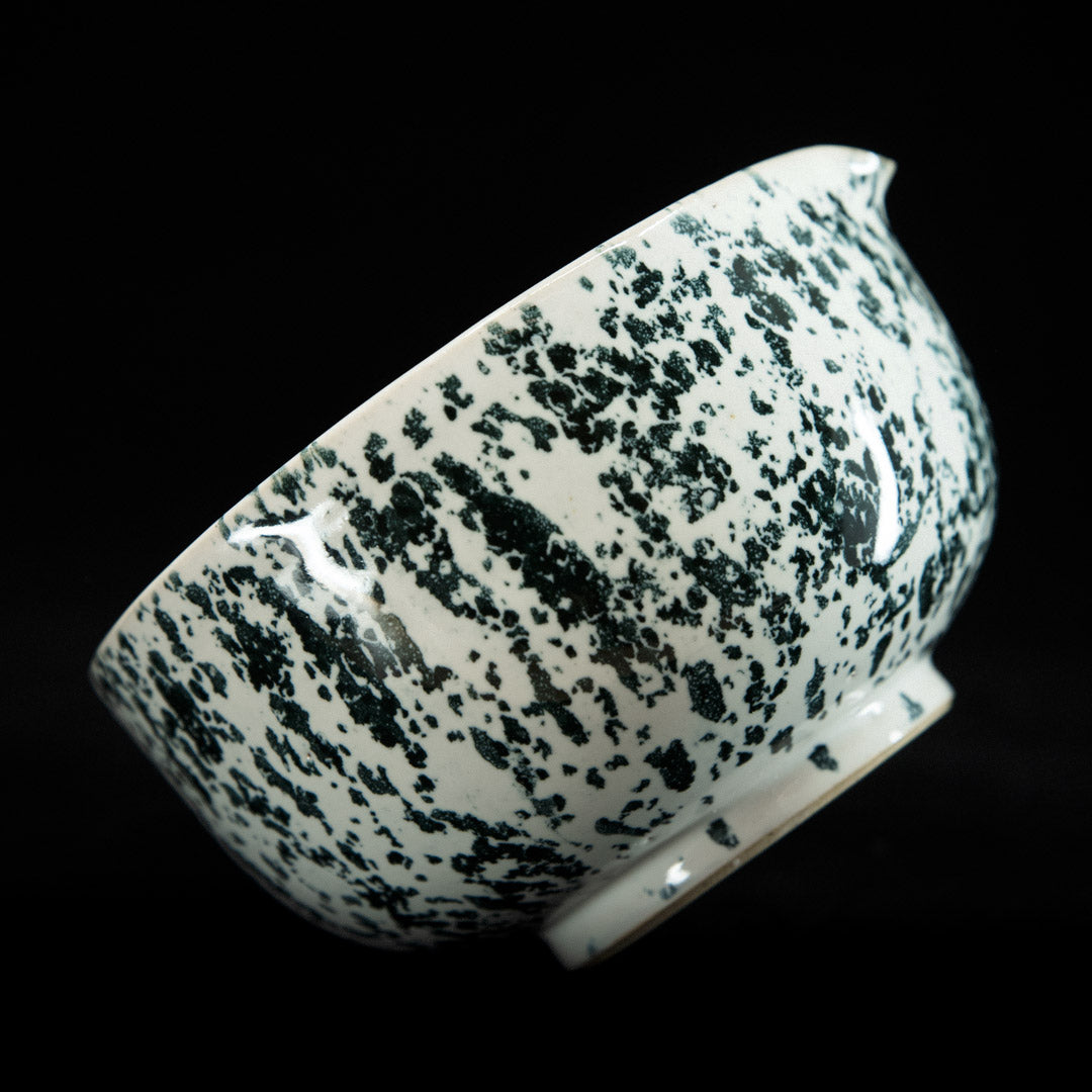 Matcha bowl in snow panther glaze #25-2