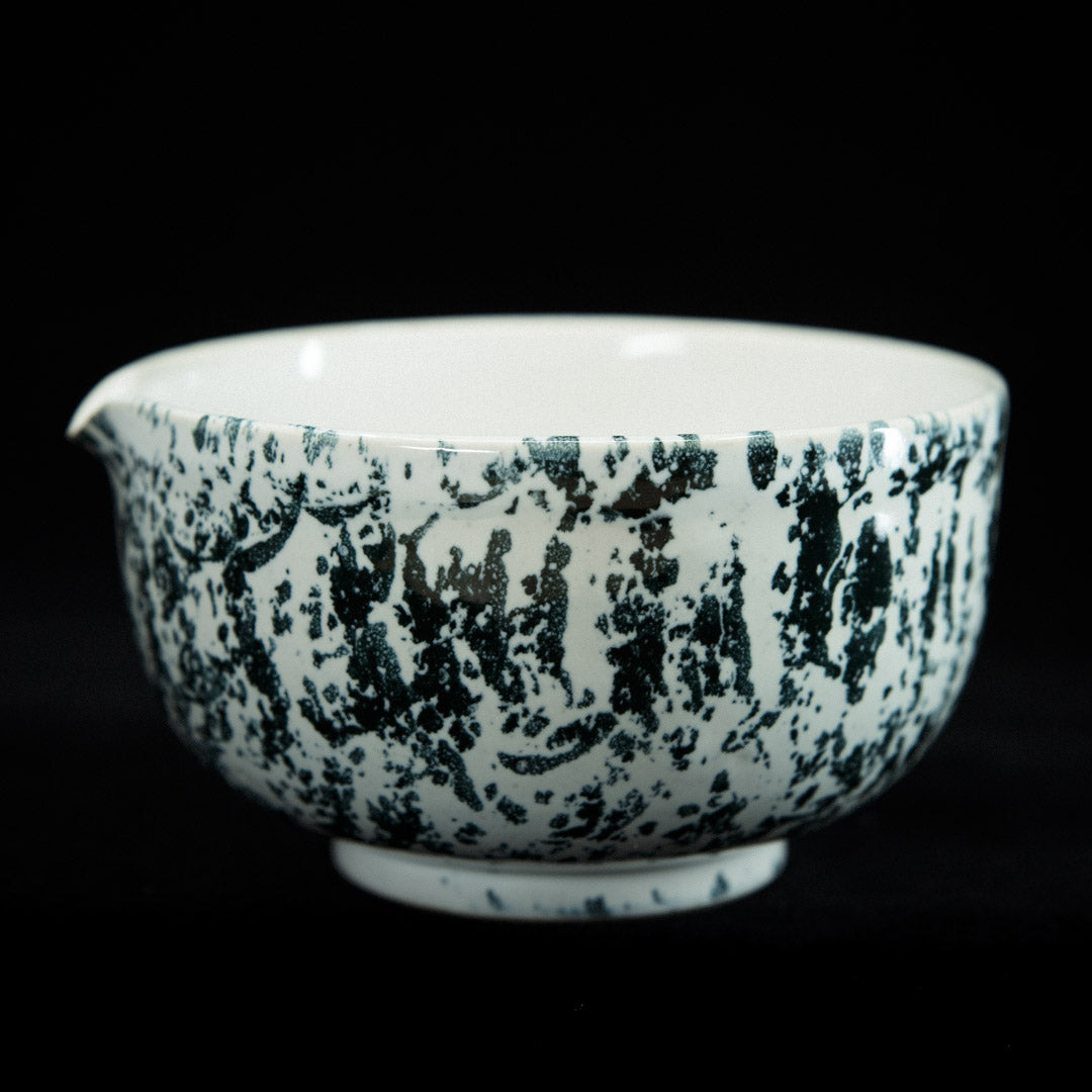 Matcha bowl in snow panther glaze #25-2