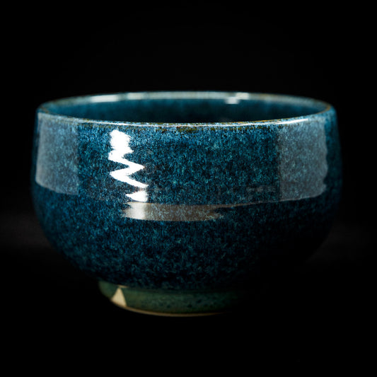 Matcha bowl in ocean green glaze #25-3