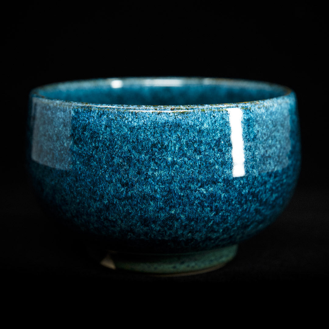 Matcha bowl in ocean green glaze #25-3
