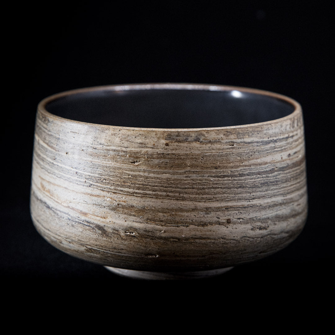 Matcha bowl in nerikomi #25-1