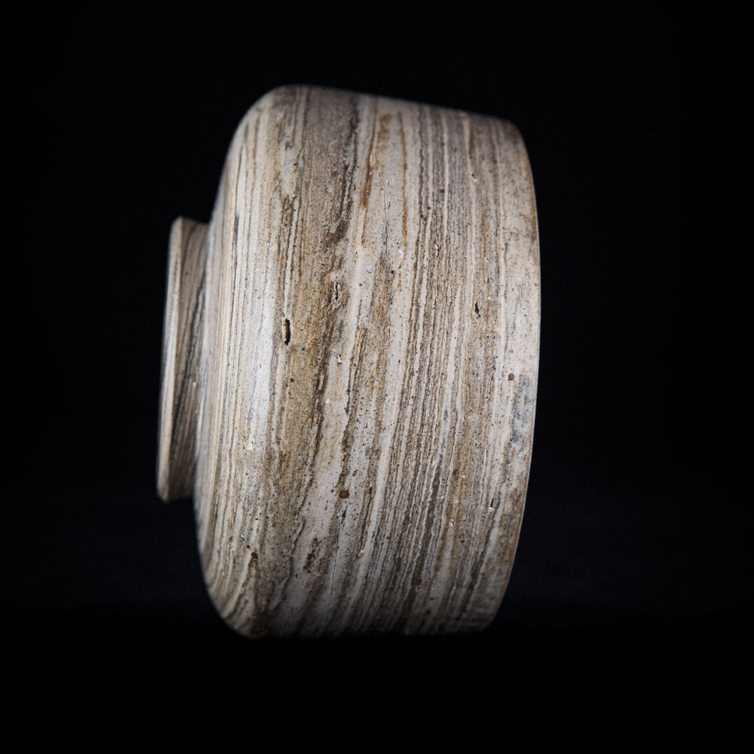 Matcha bowl in nerikomi #25-1