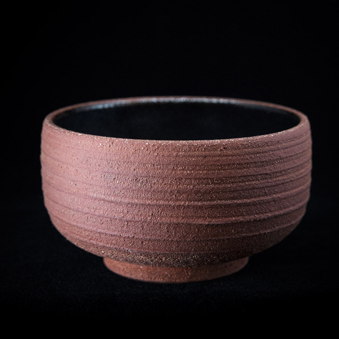 Matcha bowl in brick stoneware #25-2
