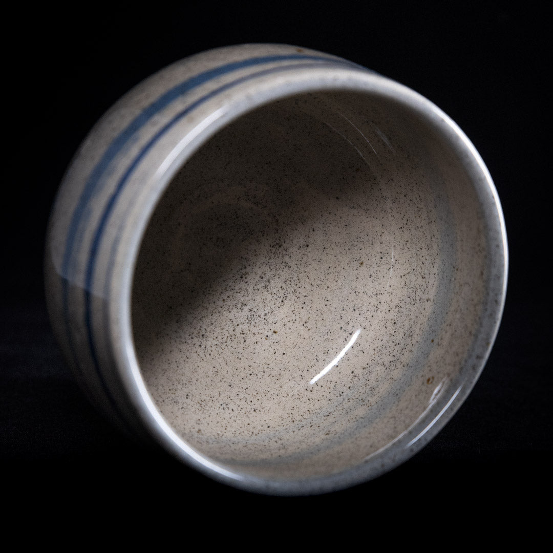 Matcha bowl in nerikomi #25-4