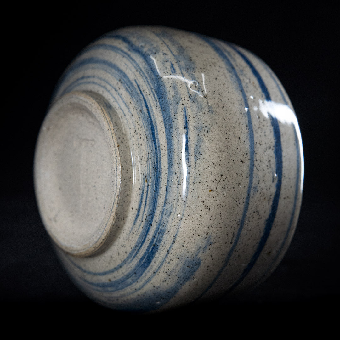 Matcha bowl in nerikomi #25-4