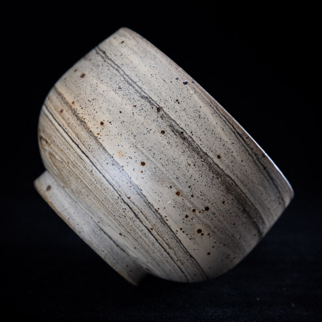 Matcha bowl in nerikomi #25-5