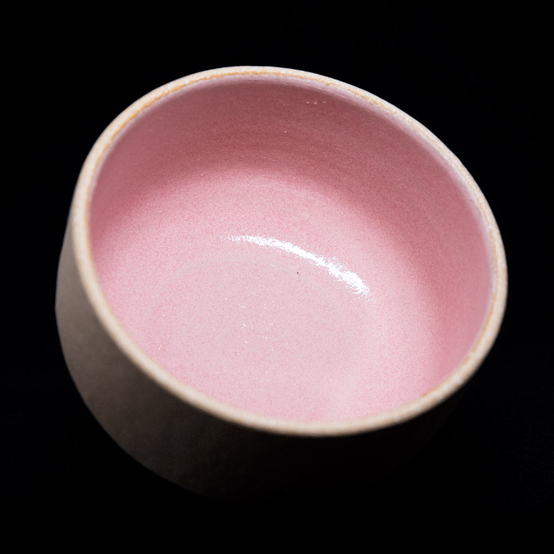 Matcha bowl in ochre stoneware #25-6