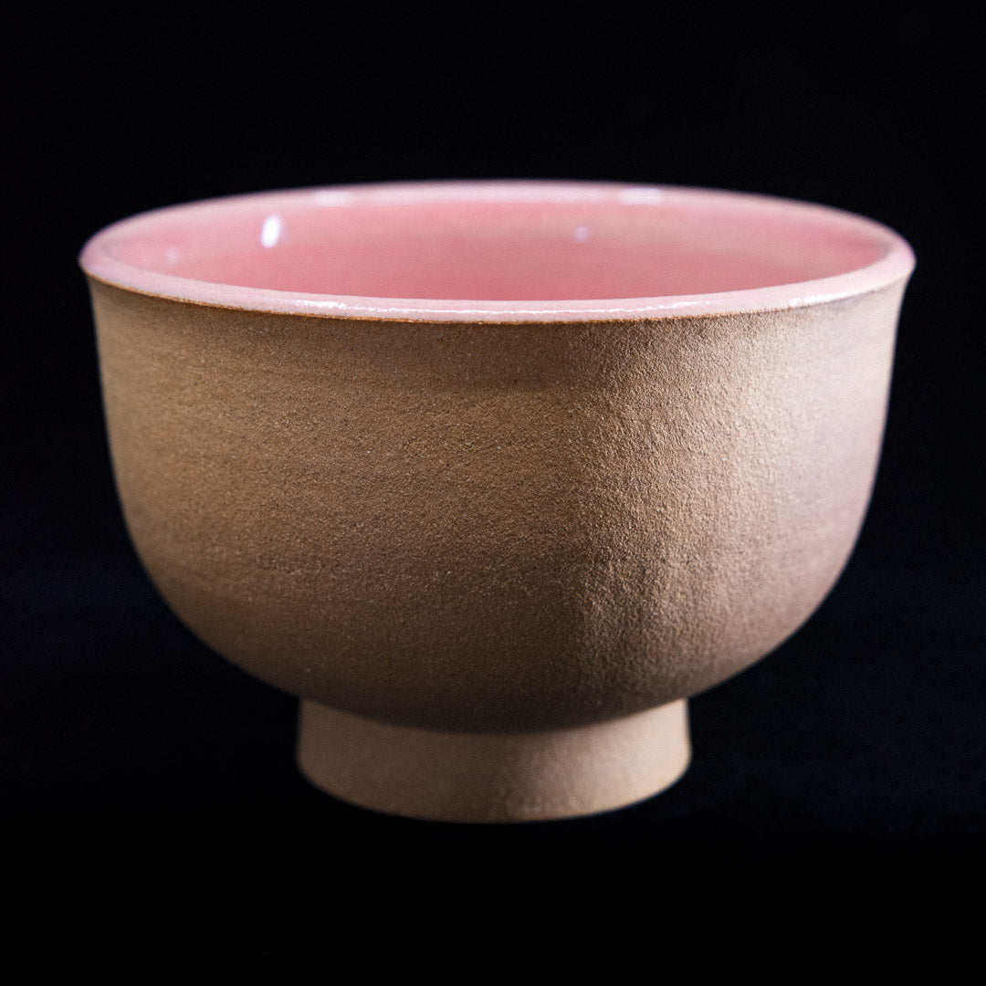 Matcha bowl in ochre stoneware #25-7