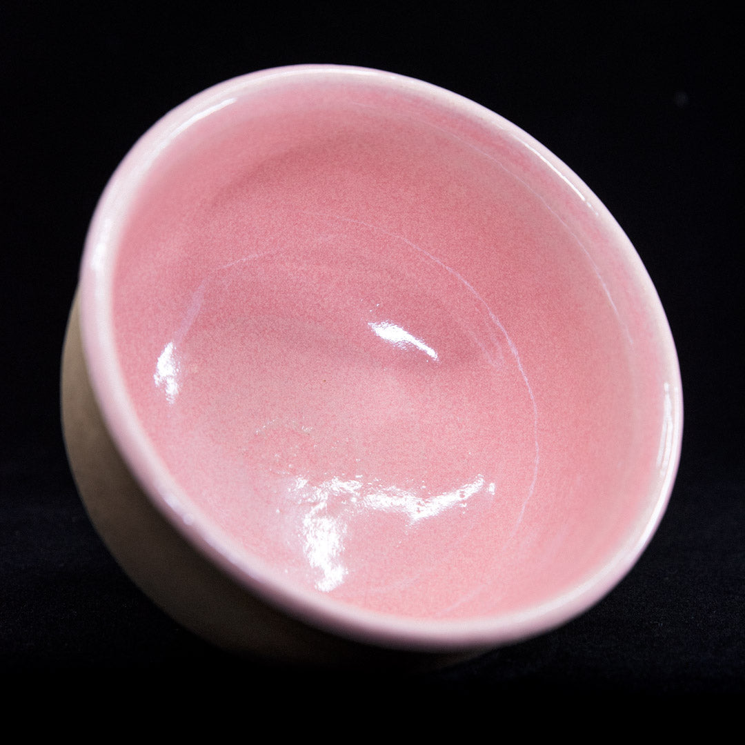 Matcha bowl in ochre stoneware #25-7