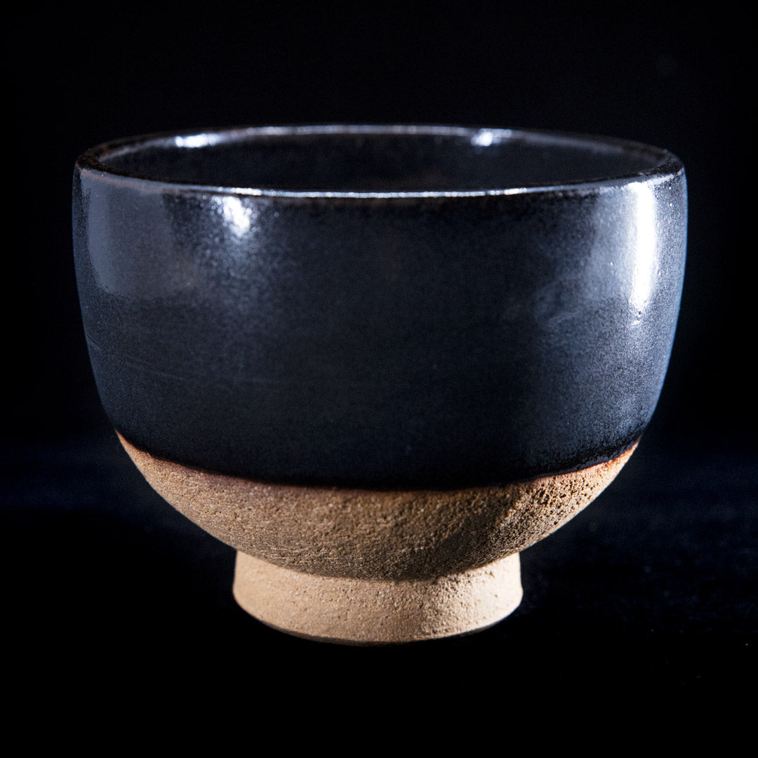 Matcha bowl in ochre stoneware #25-5