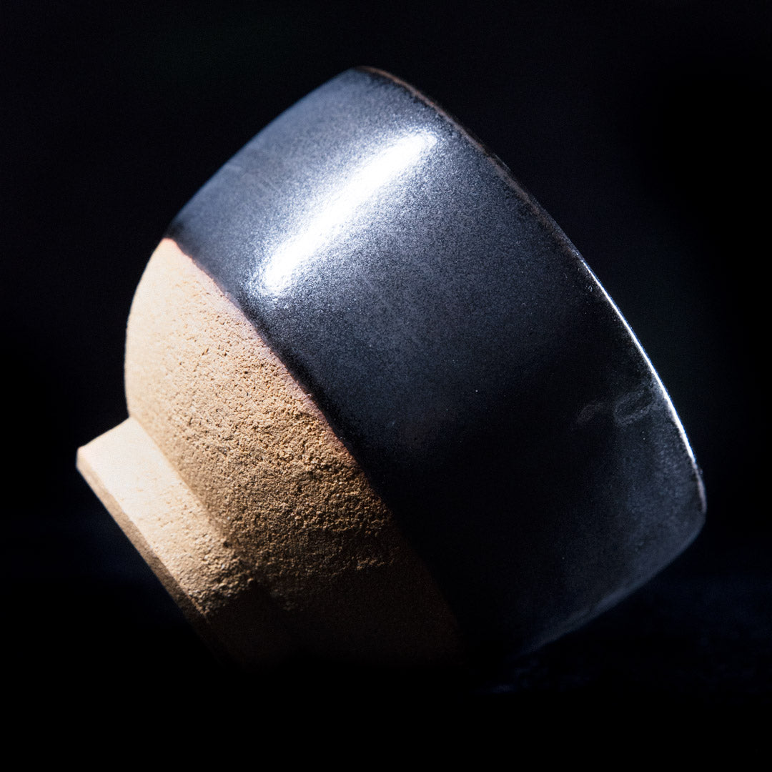 Matcha bowl in ochre stoneware #25-5