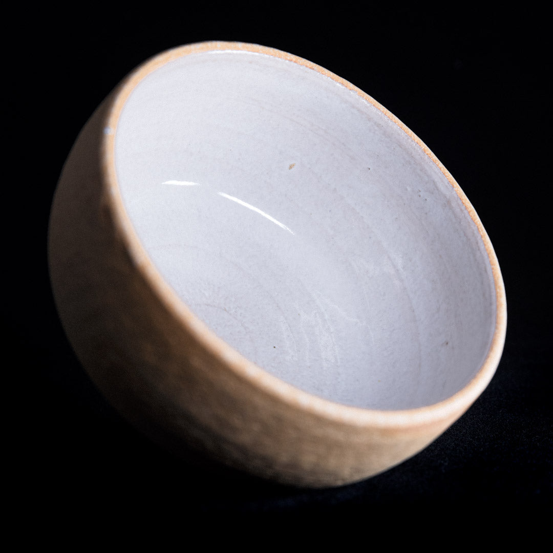 Matcha bowl in ochre stoneware #25-4