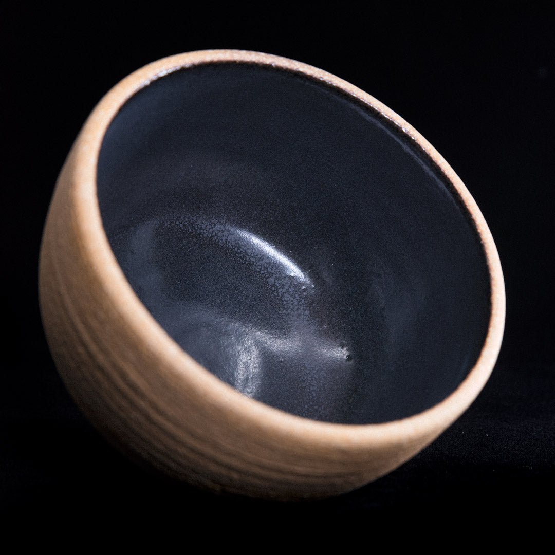 Matcha bowl in ochre stoneware #25-3