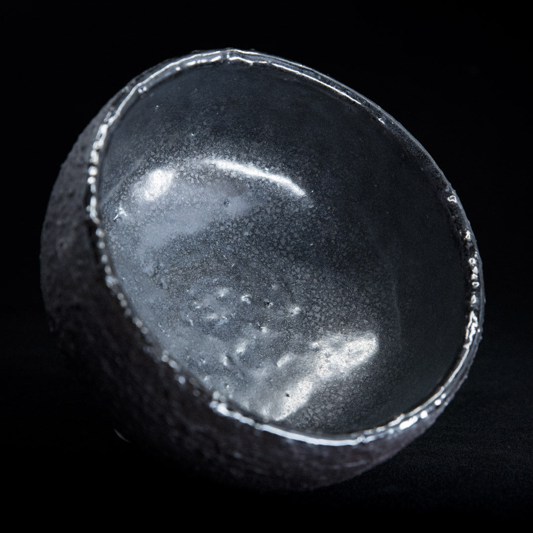 Matcha bowl in black stoneware #25-2