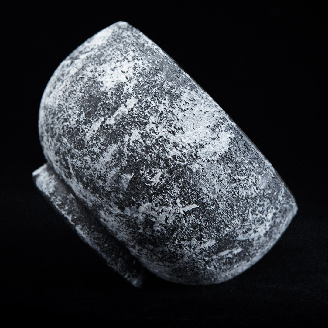 Matcha bowl in black stoneware #25-4